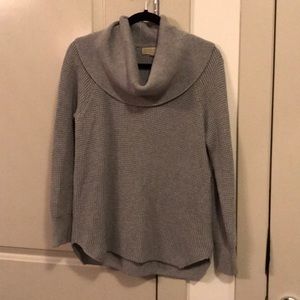 Michael Kors Gray Cowl Neck Sweater